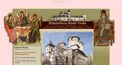 Desktop Screenshot of manastirearaduvoda.ro